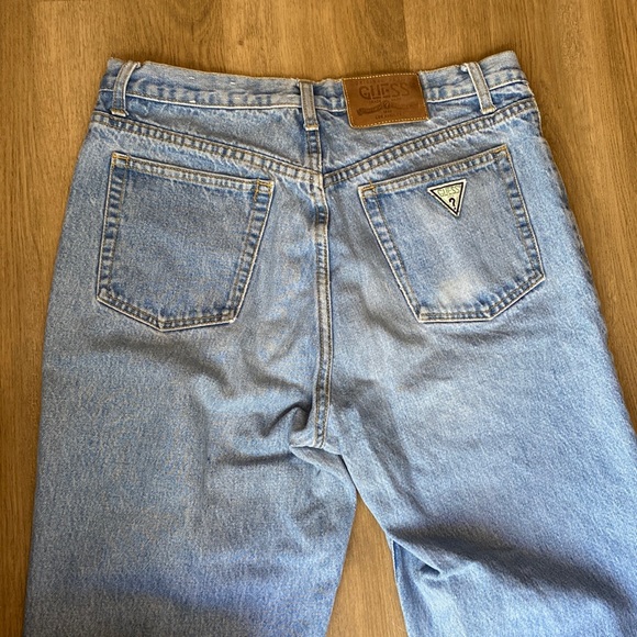 Vintage Guess Georges Marciano Jeans light wash size 34 - Picture 10 of 16